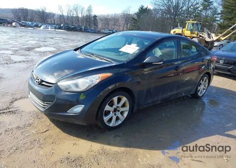 2012 Hyundai Elantra Limited (Ulsan Plant) from USA, damaged, VIN KMHDH4AE3CU191367